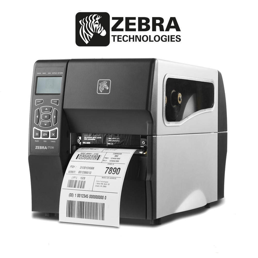 THERMAL TRANSFER Zebra ZT230 Industrial Label Printer, 203dpi