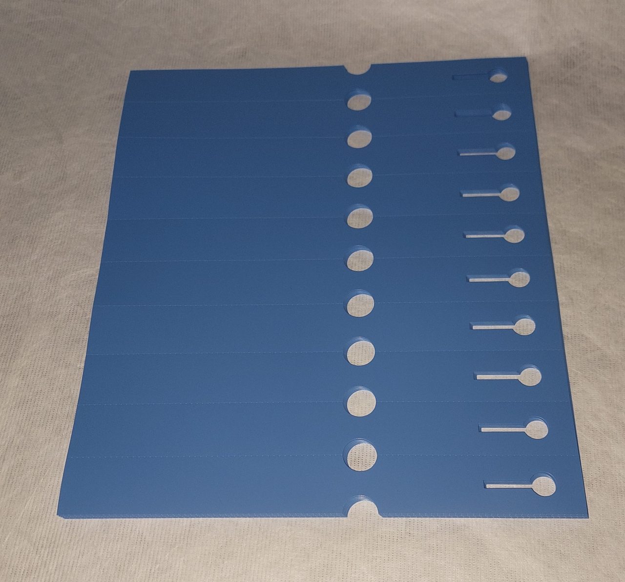 Non-Adhesive Loop Tags - Engines & Other Export Parts - 1,000 per roll ...